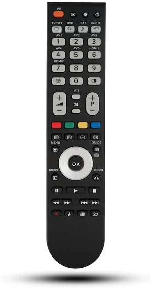 Replacement Remote Control for Hitachi HL02567 LE42S605 LE46S605 HL02567 LE42H508 LE46H508 LE40K507 LE42S606 LE42T516 49C61 50C301 LCD LED HDTV TV