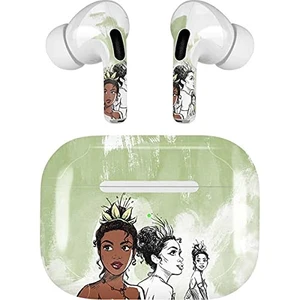 Decal Audio Skin Compatible with Apple AirPods Pro - Officially Licensed Disney Princess Tiana Sketch Design Decal Audio Skin Compatible with Apple AirPods Pro - Officially Licensed Disney Princess Tiana Sketch Design