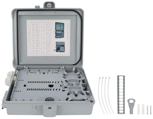 Fiber Optical Terminal Box IP65 12 Core FTTH Fiber Optic Distribution Enclosure 9.84 x 8.66 x 2.56inch Fiber Optical Terminal Box IP65 12 Core FTTH Fiber Optic Distribution Enclosure 9.84 x 8.66 x 2.56inch