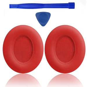 Replacement Ear Pads for Beats Studio 2 & Studio 3 Wired & Wireless Headphones, Replacement Ear Pads Cushion Cover Comfortable Durable Cushion (Light red) Replacement Ear Pads for Beats Studio 2 & Studio 3 Wired & Wireless Headphones, Replacement Ear Pads Cushion Cover Comfortable Durable Cushion (Light red)