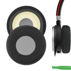 Comfort Mesh Fabric Breathable Replacement Ear Pads for Jabra Evolve 65, 65UC, 65MS, 40, 40UC, 40MS, 30, 30II, 30US, 20, 20SE, 20UC, 20MS Headset, Repair Parts (Black/Grey) Comfort Mesh Fabric Breathable Replacement Ear Pads for Jabra Evolve 65, 65UC, 65MS, 40, 40UC, 40MS, 30, 30II, 30US, 20, 20SE, 20UC, 20MS Headset, Repair Parts (Black/Grey)