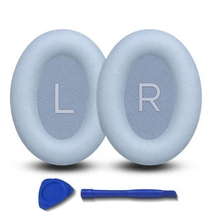 Ear Pads for Bose QC45/QC SE/QC Wireless HeadphonesLight Blue Extra-Thick and Durable Cushion, Soft Protein Leather and Slow-rebound Memory Foam for Long-Lasting Comfort, Easy to Replace Ear Pads for Bose QC45/QC SE/QC Wireless HeadphonesLight Blue Extra-Thick and Durable Cushion, Soft Protein Leather and Slow-rebound Memory Foam for Long-Lasting Comfort, Easy to Replace