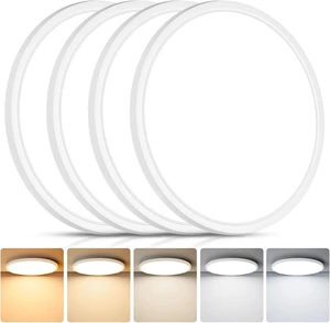 Brightever 12 Inch LED Flush Mount Ceiling Light Fixture, Dimmable, 3200LM Brightever 12 Inch LED Flush Mount Ceiling Light Fixture, Dimmable, 3200LM