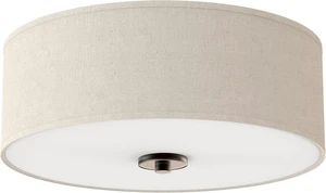 Progress Lighting P3713-20 Inspire Two-Light Flush Mount, Antique Bronze, 5.50x13.00x13.00 Progress Lighting P3713-20 Inspire Two-Light Flush Mount, Antique Bronze, 5.50x13.00x13.00