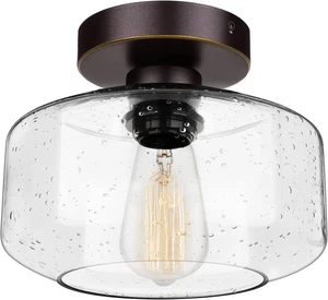 SunRider Industrial Semi-Flush Mount Ceiling Lights Oil Rubbed Bronze SunRider Industrial Semi-Flush Mount Ceiling Lights Oil Rubbed Bronze