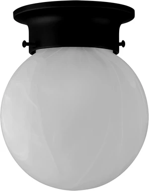 Design House Millbridge Globe 6 Inch Diameter Indoor Ceiling Light Fixture, for Bedroom, Hallway, Closet & Dining Room, Alabaster Glass, Matte Black, 588483 Design House Millbridge Globe 6 Inch Diameter Indoor Ceiling Light Fixture, for Bedroom, Hallway, Closet & Dining Room, Alabaster Glass, Matte Black, 588483