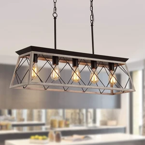 Q&S Dining Room Light Fixture,Farmhouse Chandeliers for Kitchen Island Q&S Dining Room Light Fixture,Farmhouse Chandeliers for Kitchen Island