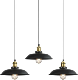 3 Pack Black Farmhouse Pendant Ceiling Light 3 Pack Black Farmhouse Pendant Ceiling Light