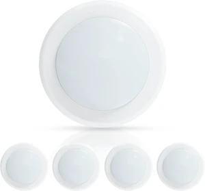 ECOELER 6" LED Flush Mount Ceiling Light, Dimmable Surface Mount Disc Light for 3.5" & 4" J-Box or 5/6" Recessed Can, Aluminum Trim, 16.5W 1000Lm, 4000K Cool White, ETL Listed, 4Pack ECOELER 6" LED Flush Mount Ceiling Light, Dimmable Surface Mount Disc Light for 3.5" & 4" J-Box or 5/6" Recessed Can, Aluminum Trim, 16.5W 1000Lm, 4000K Cool White, ETL Listed, 4Pack