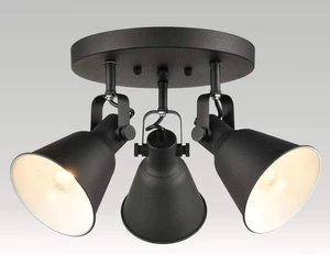 Multi-Directional Ceiling Spot Light, Adjustable Round Track Lighting Multi-Directional Ceiling Spot Light, Adjustable Round Track Lighting