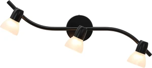 XiNBEi Lighting 3 Light Modern Black Curved Track Ceiling Light for Kitchen XiNBEi Lighting 3 Light Modern Black Curved Track Ceiling Light for Kitchen