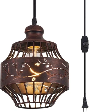YLONG-ZS Hanging Lamp Plug in Hanging Lights for Bedroom Dimmable YLONG-ZS Hanging Lamp Plug in Hanging Lights for Bedroom Dimmable