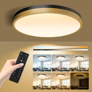 Lightania 13 Inch Flush Mount Ceiling Light with Remote Control & Night Light, 5CCT Dimmable Ceiling Light Fixture, 25W 2500LM 2700K-6500K Adjustable LED Ceiling Lights for Bedroom Kitchen Living Room Lightania 13 Inch Flush Mount Ceiling Light with Remote Control & Night Light, 5CCT Dimmable Ceiling Light Fixture, 25W 2500LM 2700K-6500K Adjustable LED Ceiling Lights for Bedroom Kitchen Living Room
