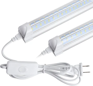 AQIQUUT Led Shop Light 2ft,Led Shop Light,25W 6500K 3200LM Clear Cover,T8 LED Light Fixture,Ceiling and Utility Shop Lights,Linkable Light Fixture for Room,Garage,Workbench,Warehouse(2-Pack) AQIQUUT Led Shop Light 2ft,Led Shop Light,25W 6500K 3200LM Clear Cover,T8 LED Light Fixture,Ceiling and Utility Shop Lights,Linkable Light Fixture for Room,Garage,Workbench,Warehouse(2-Pack)