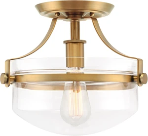 Kira Home Zurich 12" Modern Schoolhouse Semi-Flush Mount Ceiling Light Kira Home Zurich 12" Modern Schoolhouse Semi-Flush Mount Ceiling Light
