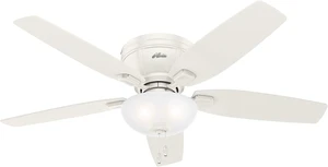 Hunter Kenbridge, Indoor, Ceiling Fan, with LED Light, 52 inch, Fresh White Hunter Kenbridge, Indoor, Ceiling Fan, with LED Light, 52 inch, Fresh White