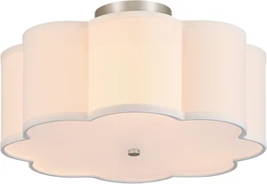VONLUCE Semi Flush Mount Ceiling Light 15.7", 3-Light Drum Light Fixture VONLUCE Semi Flush Mount Ceiling Light 15.7", 3-Light Drum Light Fixture