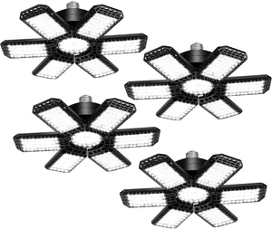 AUDLES LED Garage Lights 4 Pack, Garage Lights Ceiling LED 20000LM 6500K AUDLES LED Garage Lights 4 Pack, Garage Lights Ceiling LED 20000LM 6500K