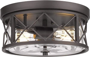 zeyu 12 Inch Flush Mount Ceiling Light, Oil Rubbed Bronze, ZY25-F ORB zeyu 12 Inch Flush Mount Ceiling Light, Oil Rubbed Bronze, ZY25-F ORB