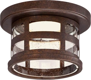 Design House Washburn Outdoor Flush Mount Ceiling Light, Bronze Design House Washburn Outdoor Flush Mount Ceiling Light, Bronze