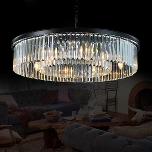 Crystal Chandeliers Modern Contemporary Ceiling Lights Fixtures Pendant Lighting for Dining Room Living Room Chandelier D33.5 (8 Lights) Crystal Chandeliers Modern Contemporary Ceiling Lights Fixtures Pendant Lighting for Dining Room Living Room Chandelier D33.5 (8 Lights)