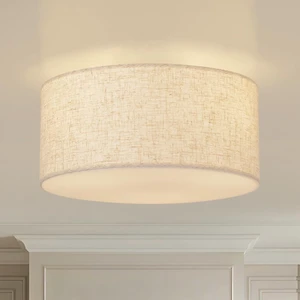 Vexagyle 13inch Semi Flush Mount Ceiling Light Fixture,3-Light Ceiling Mount Drum Light Fixture with Linen Shade,Modern Close to Ceiling Lamps for Living Room, Bedroom, Dining Room,Hallway Vexagyle 13inch Semi Flush Mount Ceiling Light Fixture,3-Light Ceiling Mount Drum Light Fixture with Linen Shade,Modern Close to Ceiling Lamps for Living Room, Bedroom, Dining Room,Hallway