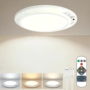 Rechargeable Motion Sensor Ceiling Light with Remote Rechargeable Motion Sensor Ceiling Light with Remote