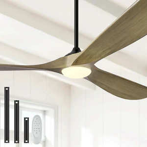 52 Ceiling Fans with Lights and Remote Control, Outdoor Ceiling Fan with Lights High CFM Quiet 3 Blade Wood Walnut Ceiling Fan, Bronze Gray 52 Ceiling Fans with Lights and Remote Control, Outdoor Ceiling Fan with Lights High CFM Quiet 3 Blade Wood Walnut Ceiling Fan, Bronze Gray