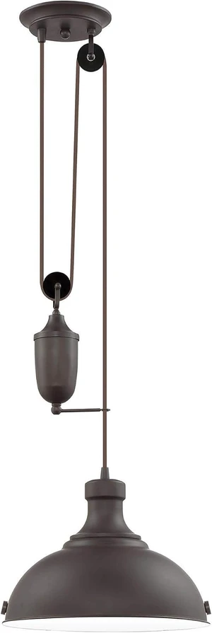 Kira Home Sequoia 13" Large Industrial Farmhouse Pulley Pendant Light Kira Home Sequoia 13" Large Industrial Farmhouse Pulley Pendant Light