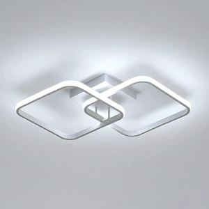 DELIPOP 23 Inch Modern LED Ceiling Light, 42W 6500K Flush Mount Ceiling Light, Acrylic Ceiling Lamp for Hallway, Living Room, Dining Room, Kitchen, Bedroom DELIPOP 23 Inch Modern LED Ceiling Light, 42W 6500K Flush Mount Ceiling Light, Acrylic Ceiling Lamp for Hallway, Living Room, Dining Room, Kitchen, Bedroom