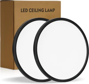 14.9 Inch LED Flush Mount Ceiling Light,5CCT,32W,3343LM (2Pack) 14.9 Inch LED Flush Mount Ceiling Light,5CCT,32W,3343LM (2Pack)