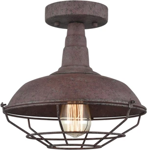 DAYCENT Semi Flush Mount Ceiling Light Barn Style Light Fixtures DAYCENT Semi Flush Mount Ceiling Light Barn Style Light Fixtures