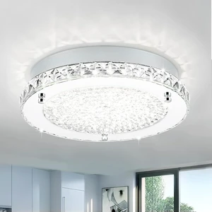 Modern Crystal Flush Mount Ceiling Light LED Kitchen Ceiling Lamp 18W Modern Crystal Flush Mount Ceiling Light LED Kitchen Ceiling Lamp 18W