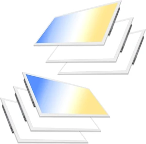 6 Pack 2x4 LED Flat Panel Lights - Drop Ceiling Light Fixture 6 Pack 2x4 LED Flat Panel Lights - Drop Ceiling Light Fixture