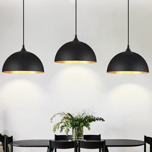 Black Pendant Lights Kitchen Island 3 Pack, 11.8'' Modern Dome Pendant Light Farmhouse Hanging Light Fixture for Dining Room Restaurant Foyer Bar Cafe Sink Black Pendant Lights Kitchen Island 3 Pack, 11.8'' Modern Dome Pendant Light Farmhouse Hanging Light Fixture for Dining Room Restaurant Foyer Bar Cafe Sink