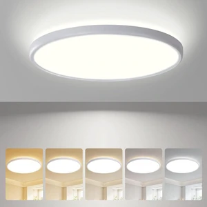 ocioc 18inch Flush Mount Ceiling Light, 36W 3600LM 5CCT Selectable, Dimmable LED Ceiling Light Fixture for Kitchen Bedroom Living Room, Modern Low Profile Style ocioc 18inch Flush Mount Ceiling Light, 36W 3600LM 5CCT Selectable, Dimmable LED Ceiling Light Fixture for Kitchen Bedroom Living Room, Modern Low Profile Style