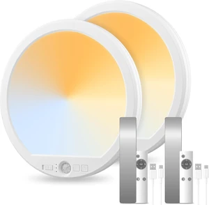 2PCS 7" Rechargeable Motion Sensor Ceiling Light, 750LM Magnetic Wireless LED Light with Remote, IP44 Waterproof Battery Operated Ceiling Light for Closet Shower Stairs Hallway Garage Porch Pantry 2PCS 7" Rechargeable Motion Sensor Ceiling Light, 750LM Magnetic Wireless LED Light with Remote, IP44 Waterproof Battery Operated Ceiling Light for Closet Shower Stairs Hallway Garage Porch Pantry