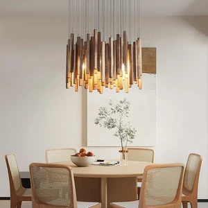 8 Light Farmhouse Wood High Ceiling Chandelier Rustic Large Ceiling Light Fixture Hanging Pendat Light for Dining Room Living Room Foyer Staircases Kitchen Island.