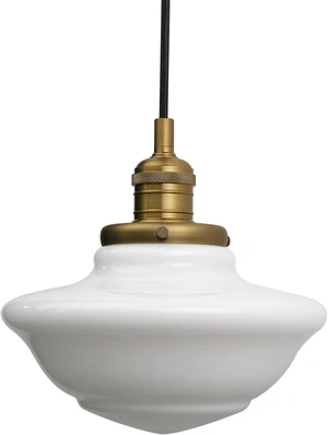 Pathson Modern Pendant Light with Milk White Glass Pathson Modern Pendant Light with Milk White Glass