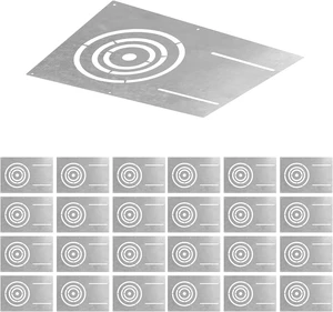 ASD 24 Pack New Construction Mounting Plate, 3/4/6 Inch Wafer Light Bracket ASD 24 Pack New Construction Mounting Plate, 3/4/6 Inch Wafer Light Bracket