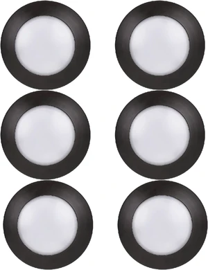 LUNABODE 4/6 Inch Dimmable LED Flush |16.5W/2700K | Stylish LED Mount Ceiling Light | Light Fixture for Hallway/Kitchen/Dining Room/Bathroom LED Disc Light, 1100 Luminous (Warm White Pack of 6) LUNABODE 4/6 Inch Dimmable LED Flush |16.5W/2700K | Stylish LED Mount Ceiling Light | Light Fixture for Hallway/Kitchen/Dining Room/Bathroom LED Disc Light, 1100 Luminous (Warm White Pack of 6)