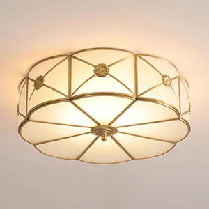 14 Inch Brass Flush Mount Ceiling Light,3-Bulbs Design,for Bedroom 14 Inch Brass Flush Mount Ceiling Light,3-Bulbs Design,for Bedroom