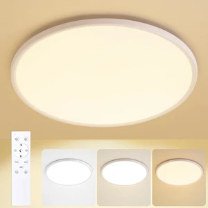 24 Inch Ceiling Light for Kitchen Flush Mount Led Light Fixture With Remote