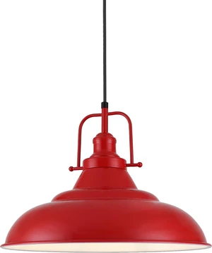 Red Pendant Light, 16 Inch Large Industrial Pendant Lights, Matte Red Pendant Lights Kitchen Island, Vintage Farmhouse Pendant Light for Kitchen Island, Dining Room, Hallway (1 Pack) Red Pendant Light, 16 Inch Large Industrial Pendant Lights, Matte Red Pendant Lights Kitchen Island, Vintage Farmhouse Pendant Light for Kitchen Island, Dining Room, Hallway (1 Pack)