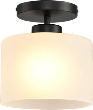 Semi Flush Mount Ceiling Light, Modern Kitchen Lighting Fixtures Ceiling, Rustic Ceiling Light Fixtures, Ceiling Lights with Glass Shade for Hallway Foyer Entryway Bedroom Semi Flush Mount Ceiling Light, Modern Kitchen Lighting Fixtures Ceiling, Rustic Ceiling Light Fixtures, Ceiling Lights with Glass Shade for Hallway Foyer Entryway Bedroom
