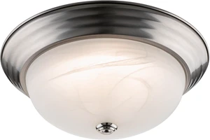 Builder Essential Collection LED 20W 15in 1,900 Lumens Round Flush Mount Ceiling Light with White Marbled Glass and 5-CCT Selectability 2700-3000-3500-4000-5000K and in Brushed Nickel Builder Essential Collection LED 20W 15in 1,900 Lumens Round Flush Mount Ceiling Light with White Marbled Glass and 5-CCT Selectability 2700-3000-3500-4000-5000K and in Brushed Nickel