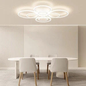 Modern LED Ceiling Light, 31.8-Inch, 3 Color Temps, 3348LM