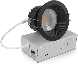 zouzai 3" Anti-Glare LED Recessed Lights, 5CCT, 12W 1260LM, Black 1 Pack zouzai 3" Anti-Glare LED Recessed Lights, 5CCT, 12W 1260LM, Black 1 Pack