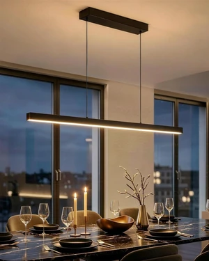 70.8in Linear Pendant Light Kitchen Island,3000K-6000K Dimmable
