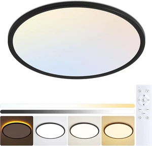MOONSEA 20 Inch LED Flush Mount Ceiling Light Fixture with Remote Control MOONSEA 20 Inch LED Flush Mount Ceiling Light Fixture with Remote Control